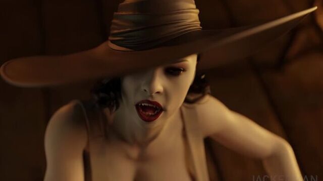 Dinner at castle dimitrescu 3d porn