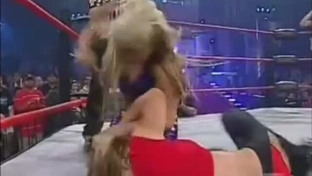 The beautiful people (angelina love & velvet sky) (w/kip james) vs roxxi & taylor wilde