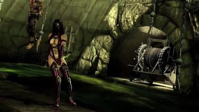 Mortal kombat 9 sexy cosplay - kitana, sonya blade and mileena