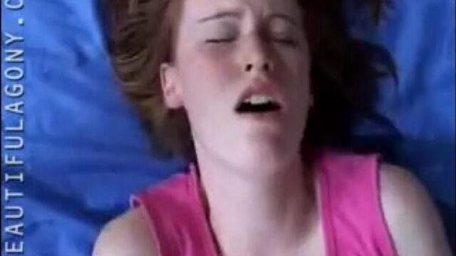 Beautiful agony 65 (оргазм рыжей с веснушками)