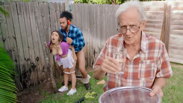 Violet gems - blowing leaves, sucking dick [2022, teen, latina, interracial, bbc, big ass, blowjob, hardcore, all sex, 1080p hd]