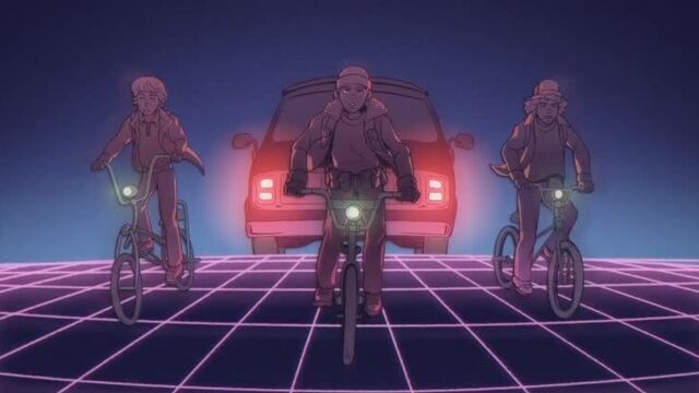 If stranger things was an 80s anime