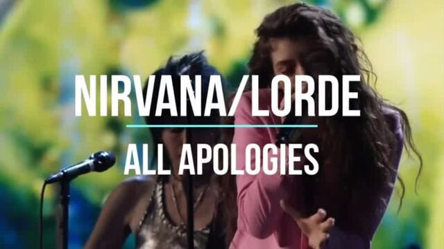 Lorde & nirvana - all apologies [live at 2014 rock hall induction] hd