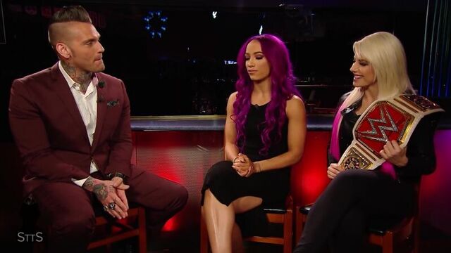 [wwe qtv]☆[wwe straight to the source]alexa bliss and sasha banks reflect on making history in abu dhabi]