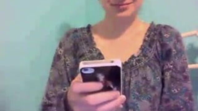 Webcam girl getting naked