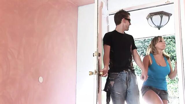 Busty bbw nikki sexx sucks and fucks big cock