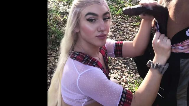 Alidareaper x lunabarbiedoll outside porn with huge bbc