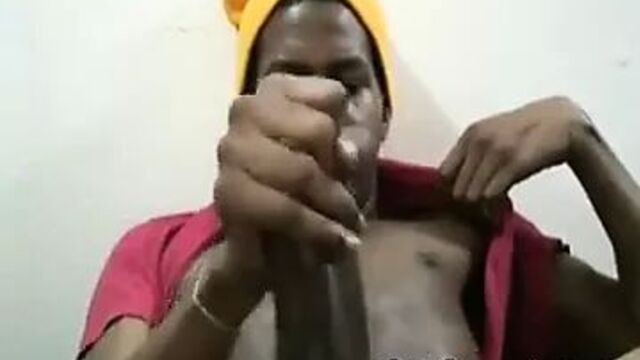 Solo black gay masturbating