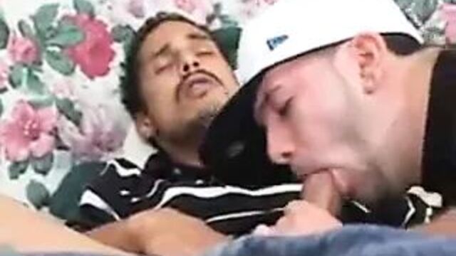 Sucking str8 latin cock