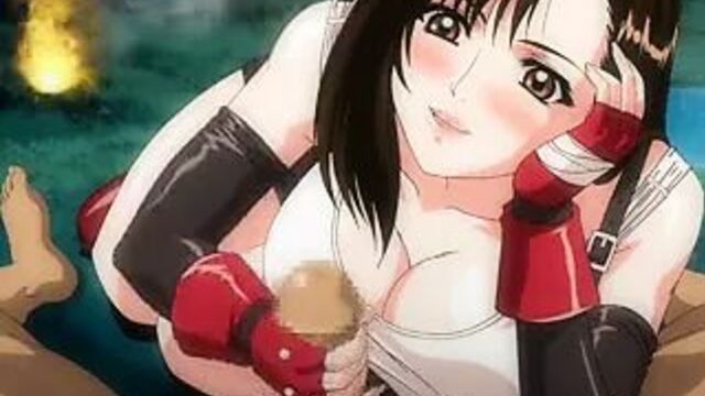 Tifa blowjob subbed