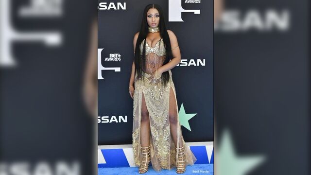 Megan thee stallion jerk off challenge. (full body)