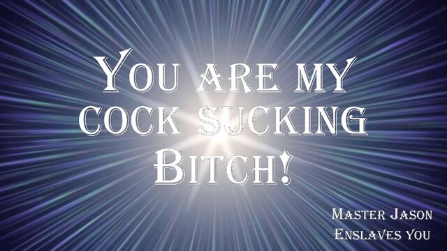 I will turn you into a mindless cocksucker (hypnosis) master