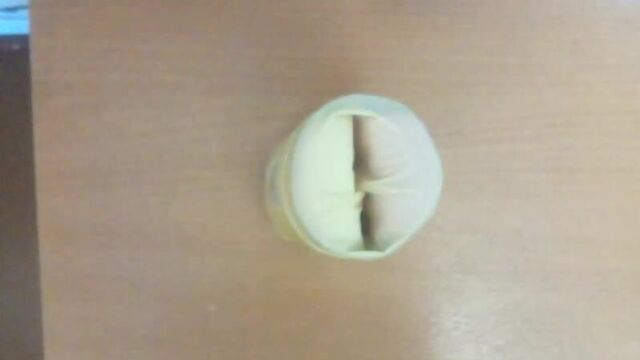 Как сделать вагину своими руками из 2х губок из коробки чипсов и перчатки