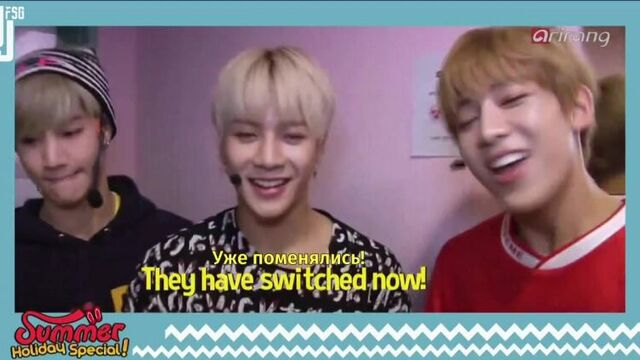 [rus sub] за кадром «simply k-pop» (14.08.15) ;