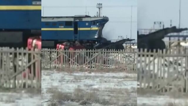 "в мангистау на 6 разъезде пассажирский поезд мангышлак-алматы столкнулся с газовозом"