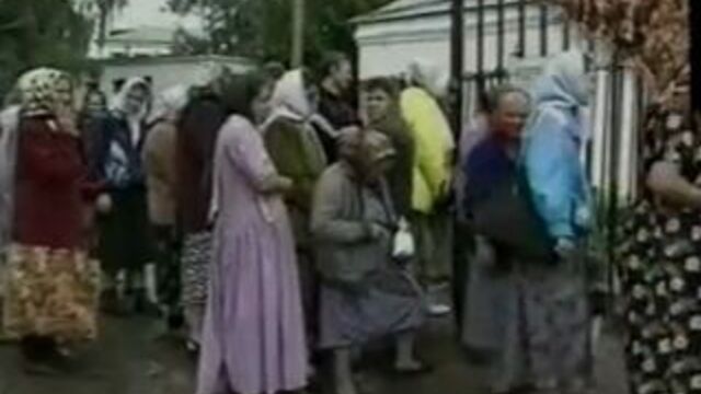 Дивеево. святая канавка