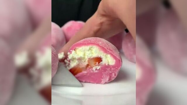 Японский десерт мотти