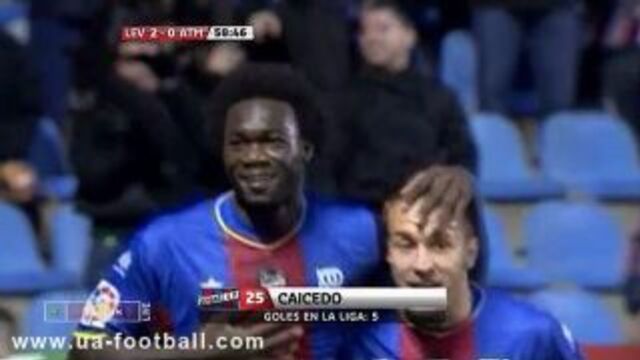 Леванте - атлетико (2-0, фелипе кайседо 59)