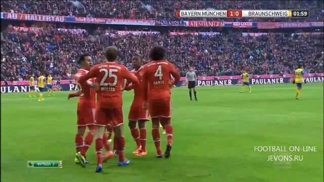 Бавария 2:0 айнтрахт б