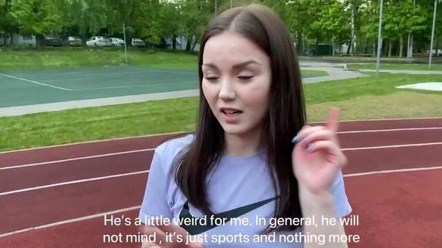 Выебал красивую и стройную спортсменку везде