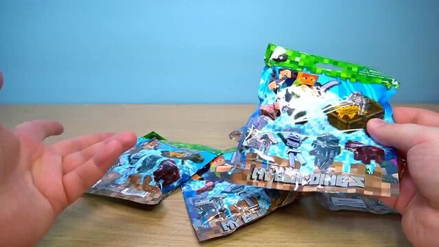 Minecraft пакетики сюрприз майнкрафт