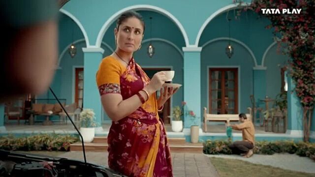 Карина капур и саиф али кхан для "tata play"