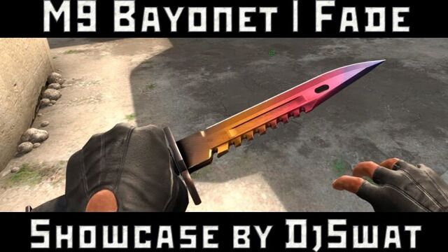 ★ m9 bayonet | fade [штык-нож m9 | градиент]