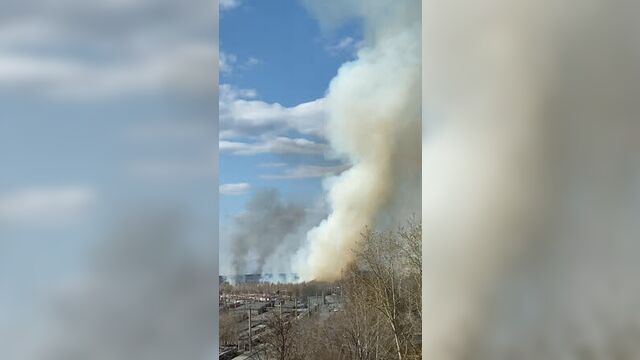 Пожар левашово возле заозерного