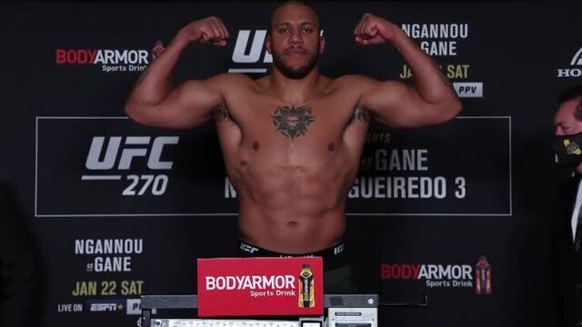 Сирил ган - взвешивание перед ufc 270