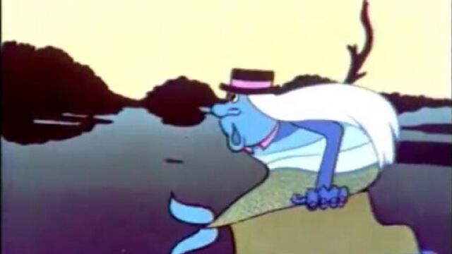 "я водяной, я водяной..." (песня водяного из мультфильма "летучий корабль.")