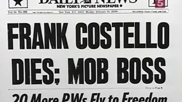 Фрэнк костелло.босс мафии