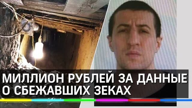 За данные о сбежавших зеках обещают миллион рублей