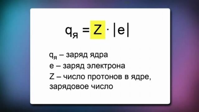 06 состав атомного ядра массовое число зарядовое число ядерные силы