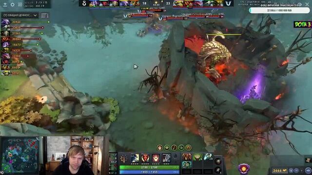 Нс смотрит нереальный камбек от б8 и денди в миду ns b8 dota 2 ))