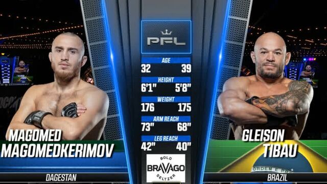 Магомед магомедкеримов vs.глейсон тибау.pfl: финал сезона 2022