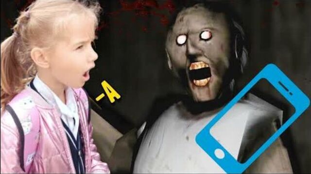 Прикол!!! я в шоке!!! бабка granny гренни напугала милану