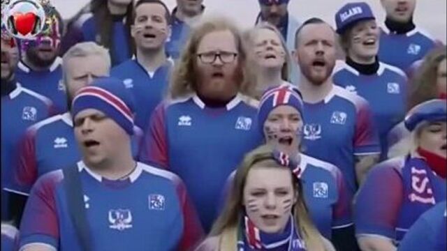Болельщики исландии в поддержку рф исполнили песню калинка!