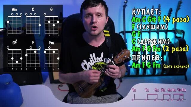 Ssshhhiiittt! - засыпай как играть на укулеле